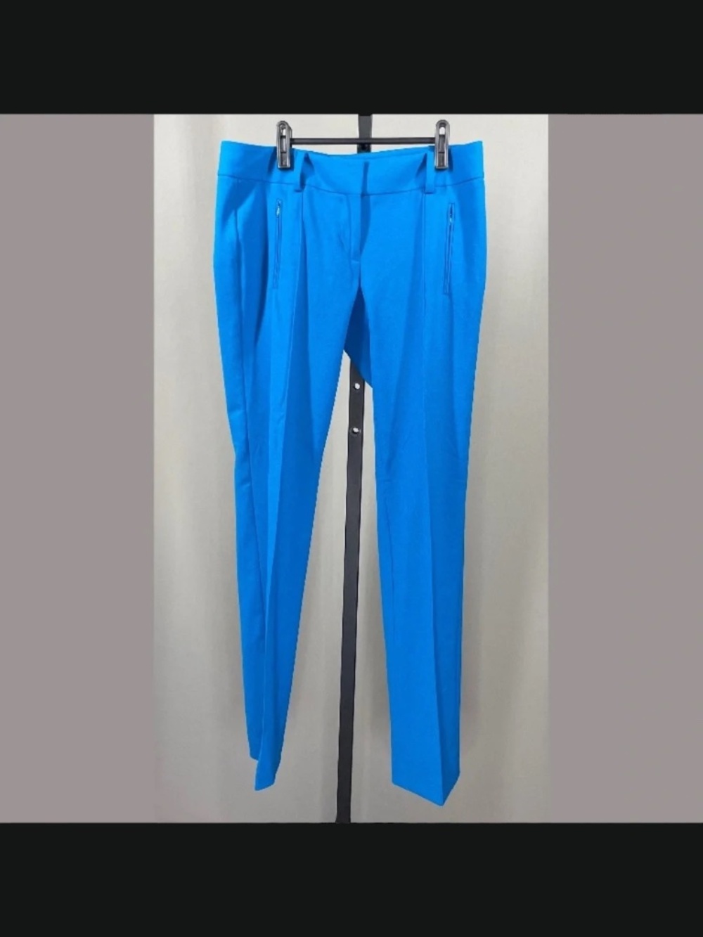 NEW Ann Taylor Pants Womens 6 blue straight leg trouser colorful classic preppy